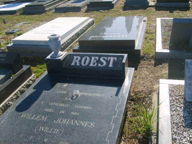 ROEST Willem Johannes 1928-