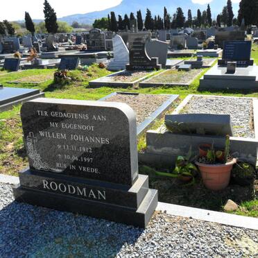 ROODMAN Willem Johannes 1912-1997