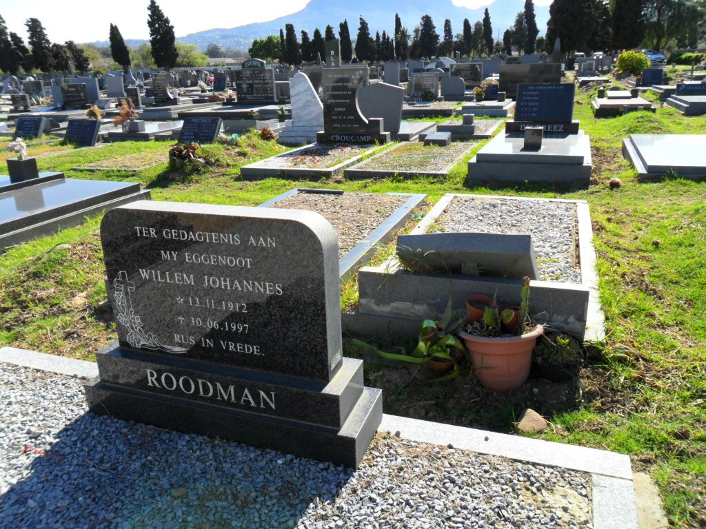 ROODMAN Willem Johannes 1912-1997