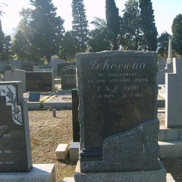 SCHOEMAN F.S.P. 1929-1971