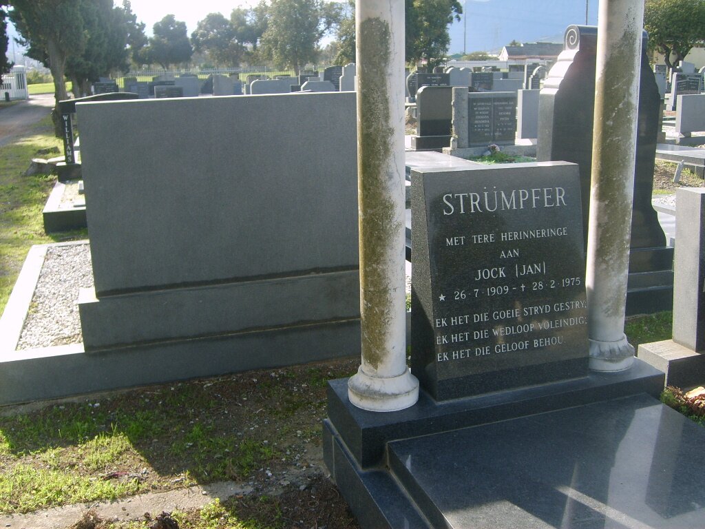 STRUMPFER  Jock 1909-1975