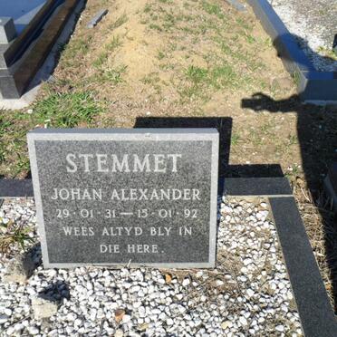 STEMMET Johan Alexander 1931-1992