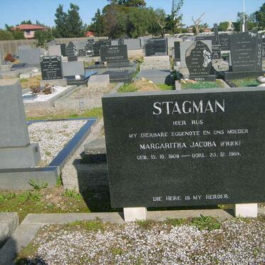 STAGMAN Margaretha Jacoba 1909-1969