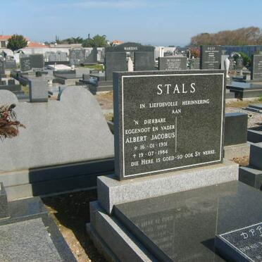 STALS Albert Jacobus 1931-1984 :: PAYNE Dirkie Petronella nee HUMAN 1909-1988