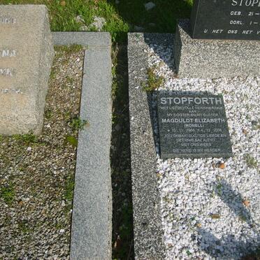 STOPFORTH Magduldt Elizabeth 1966-2006
