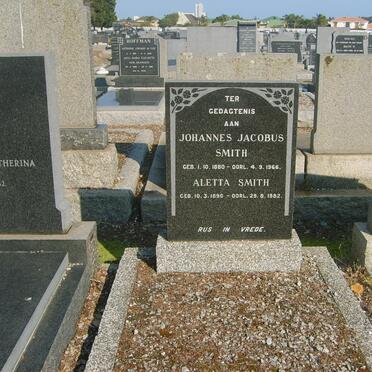 SMITH Johannes Jacobus 1880-1966 &amp; Aletta 1890-1982