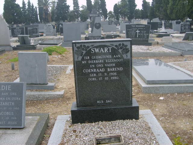 SWART Coenraad Barend 1906-1980