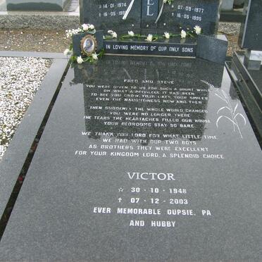 SWANEPOEL Freddy 1974-1995 :: SWANEPOEL Stevie 1977-1995 :: SWANEPOEL Victor 1948-2003