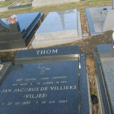 THOM Jan Jacobus Villiers 1957-1987