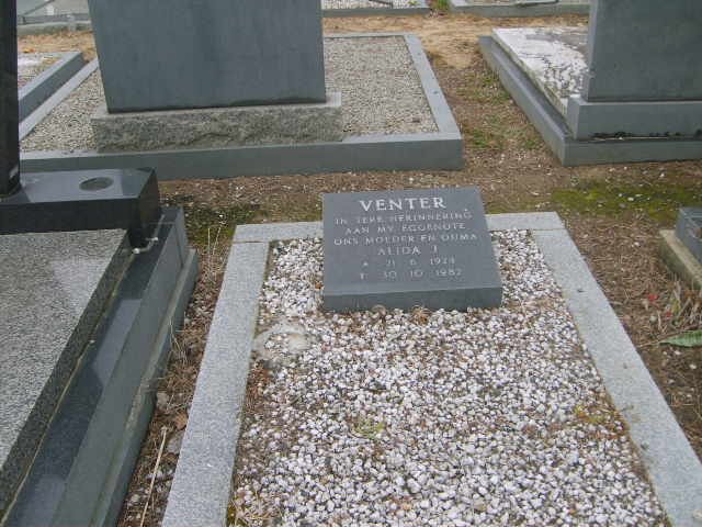 VENTER Alida J. 1924-1982