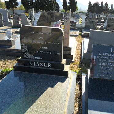 VISSER Annie 1908-1991