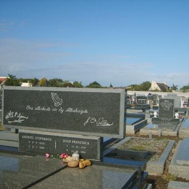 VILJOEN Andries Stephanus 1908-1989 &amp; Joan Francisca 1919-2005