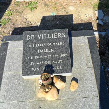 VILLIERS Dalene, de 1905-1992