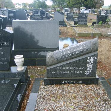 WYK J.G.A., van 1938-1975