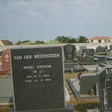 WESTHUIZEN Wessel Strydom, van der 1906-1990