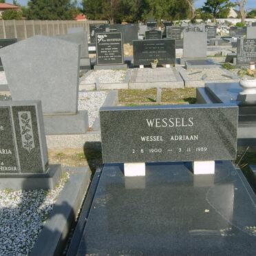WESSELS Wessel Adriaan 1900-1989
