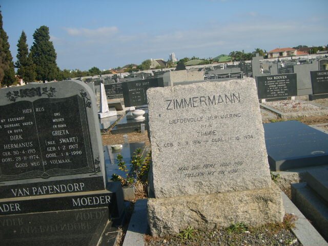 ZIMMERMANN Zimmie 1916-1974