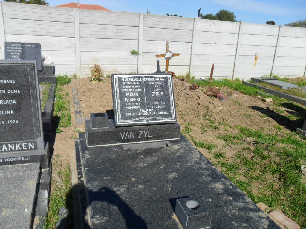 ZYL Chris, van 1976-2006 &amp; Susan VISSER 1970-1998