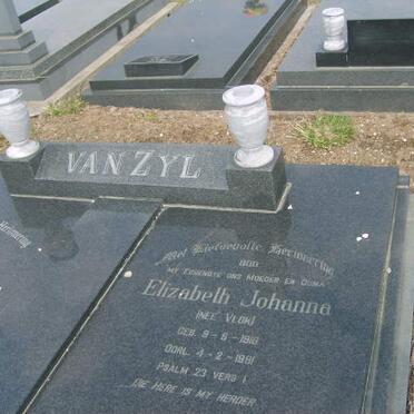 ZYL Elizabeth Johanna, van nee VLOK 1918-1991