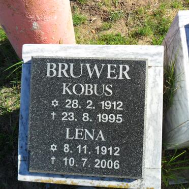 BRUWER Kobus 1912-1995 &amp; Lena 1912-2006