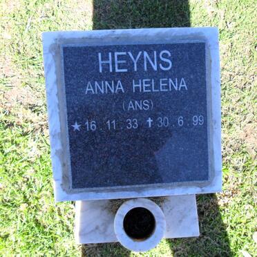 HEYNS Anna Helena 1933-1999