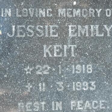 KEIT Jessie Emily 1918-1993