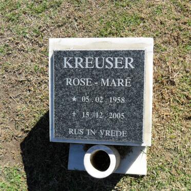 KREUSER Rose-Maré 1958-2005