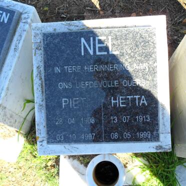 NEL Piet 1908-1997 &amp; Hetta 1913-1999