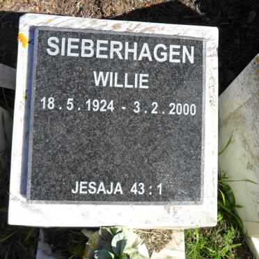 SIEBERHAGEN Willie 1924-2000