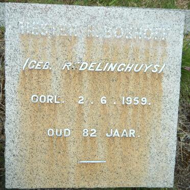 BOSHOFF Hester H. nee REDELINGHUYS -1959