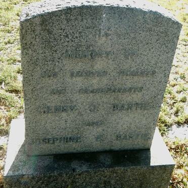 BARTIE Henry J. &amp; Josephine E.