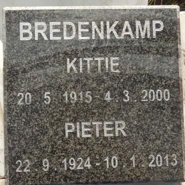 BREDENKAMP Pieter 1924-2013 &amp; Kittie 1915-2000