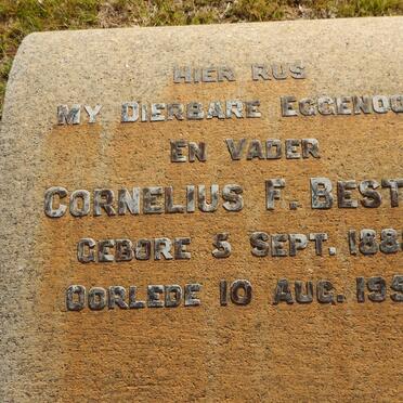 BESTER Cornelius F. 1888-1955