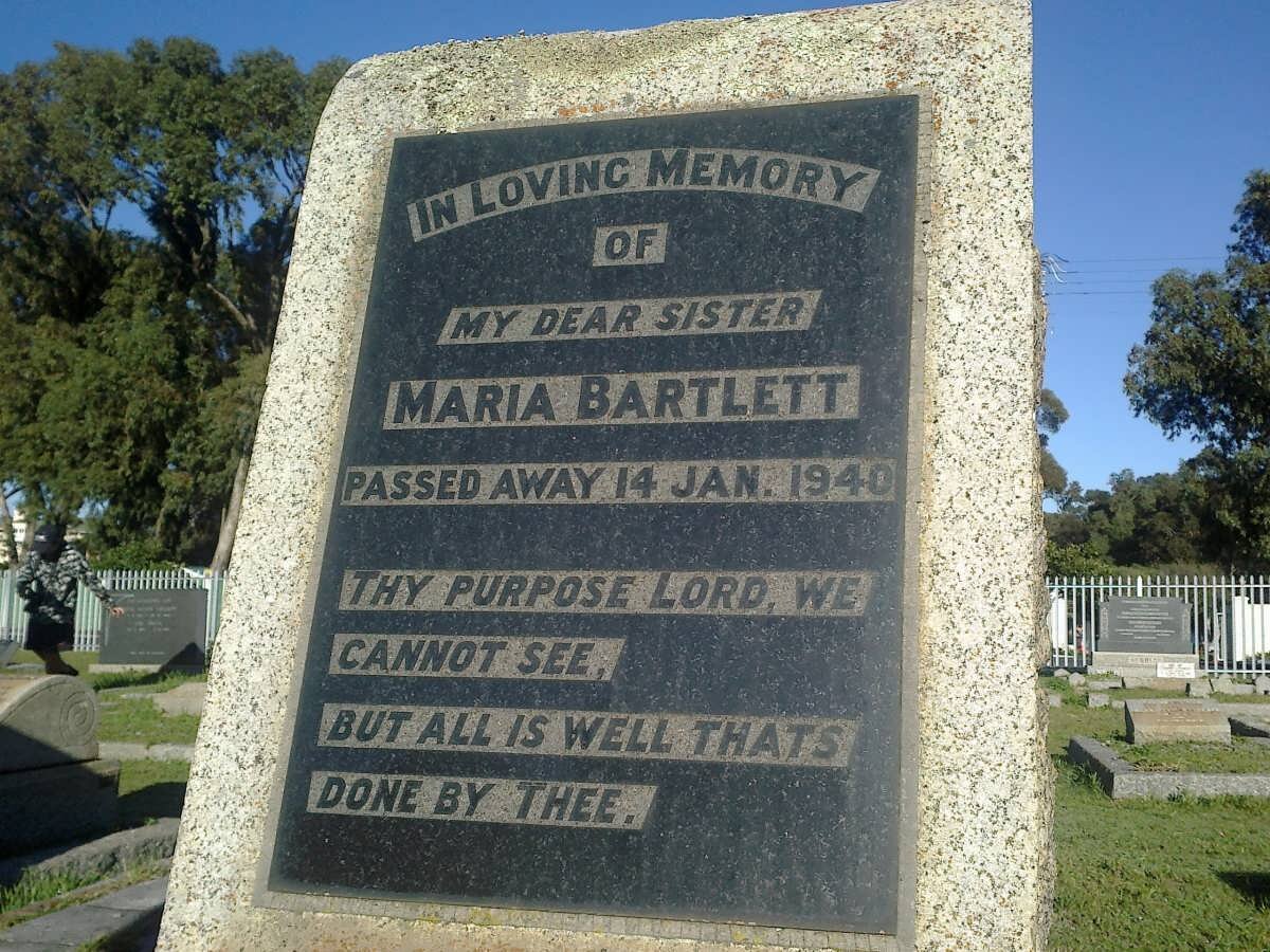 BARTLETT Maria -1940