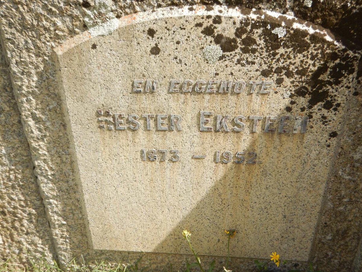 EKSTEEN Hester 1873-1952