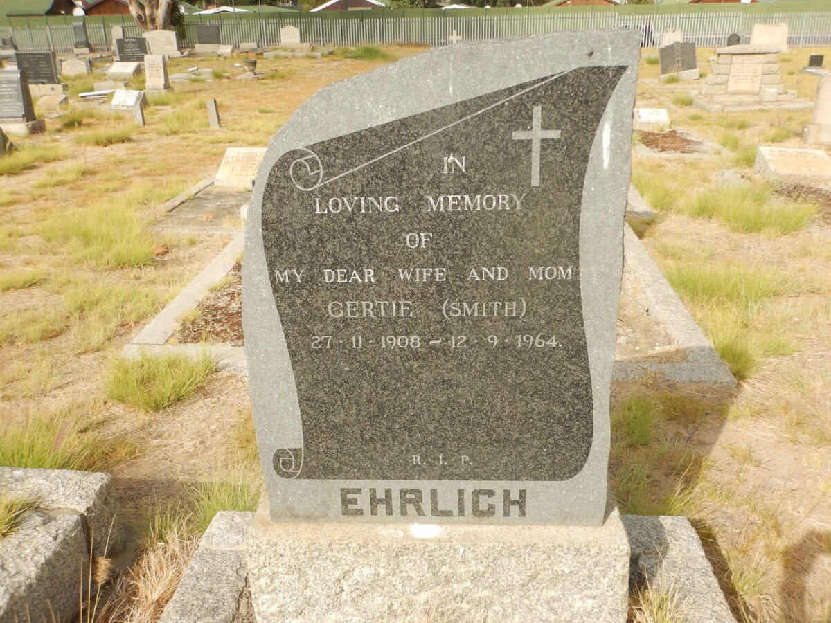 EHRLICH Gertie nee SMITH 1908-1964