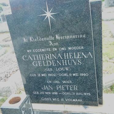 GELDENHUYS Jan Pieter 1896-1979 &amp; Catherina Helena LOUW 1902-1960