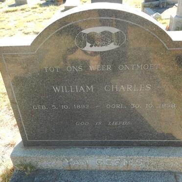 GEEMS William Charles, van 1892-1958