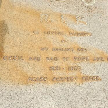 GILL Johannes 1893-1961 &amp; Rachel Francis 1895-1980 :: GILL Cecil 1921-1967