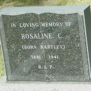 HAMMAN Rosaline C. nee BARTLEY 1881-1941