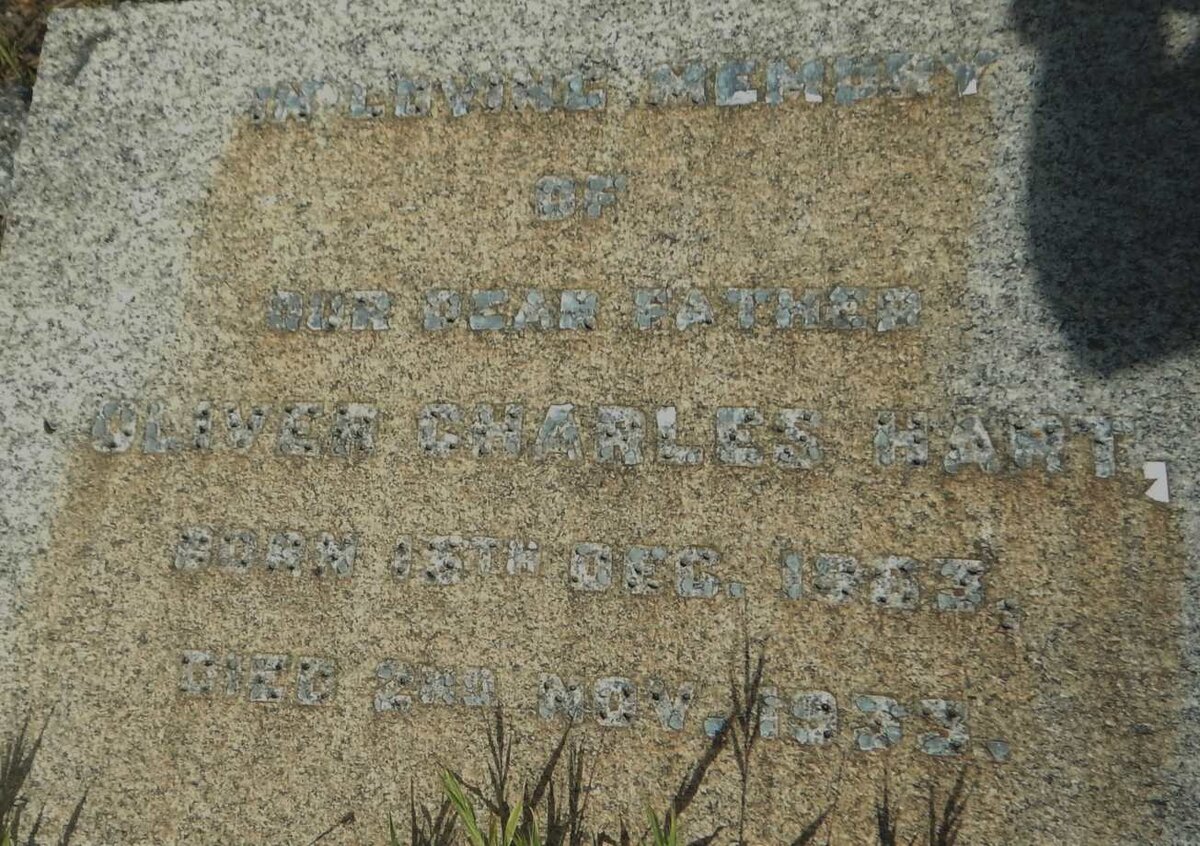 HART Oliver Charles 1863-1933