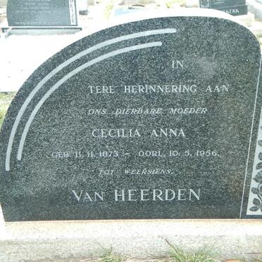 HEERDEN Cecilia Anna, van 1873-1956
