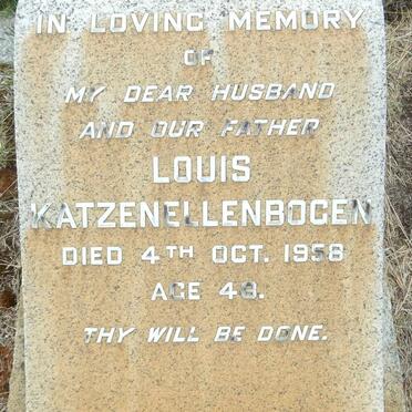 KATZENELLENBOGEN Louis -1958