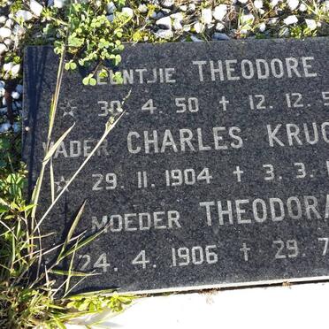 KRUGER Charles 1904-1987 &amp; Theodora 1906-1992 :: KRUGER Theodore 1950-1953 :: ? Delores 1936-