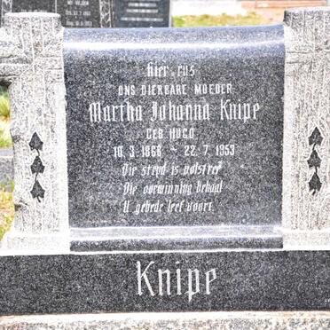 KNIPE Martha Johanna nee HUGO 1866-1953