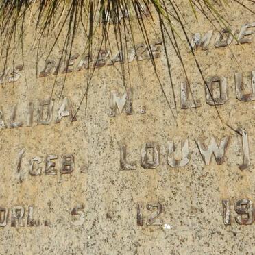 LOUW Alida M. nee LOUW -1949