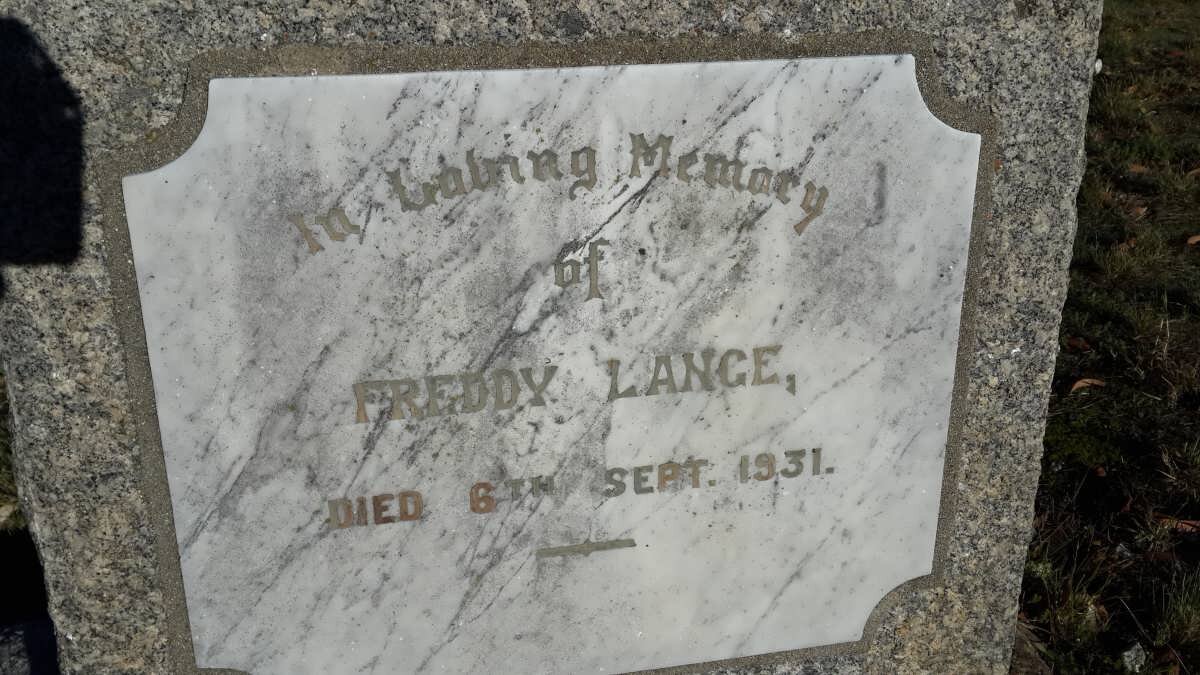 LANGE Freddy -1931