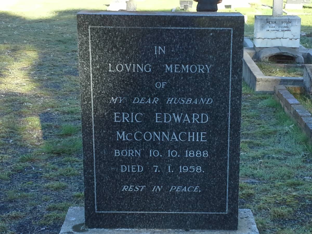 McCONNACHIE Eric Edward 1888-1958