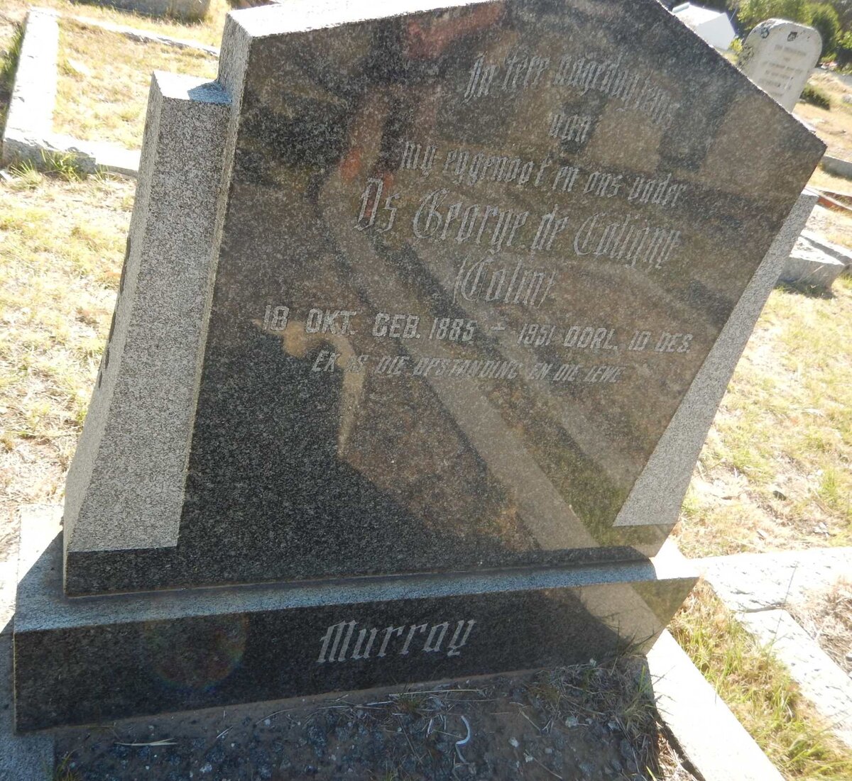 MURRAY George de Coligny 1885-1951