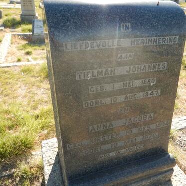 NEETHLING Tielman Johannes 1880-1947 &amp; Anna Jacoba KIRSTEN 1894-1970